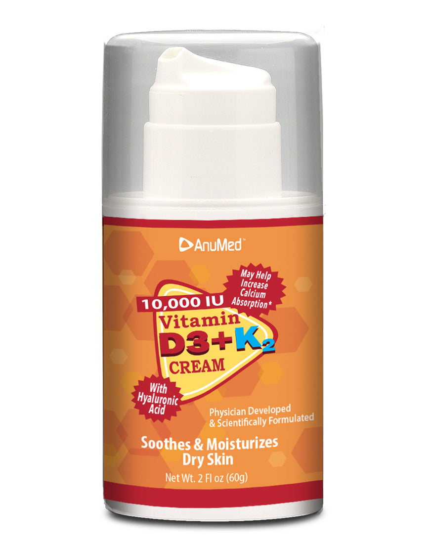 Vitamin D3 Cream D3 +K2 . Calcium AnuMed