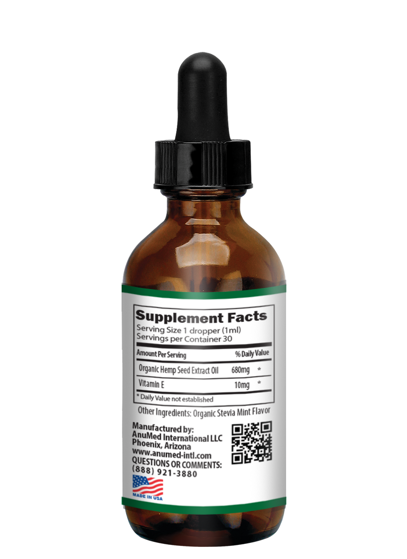 Hemp Oil Drops 1oz