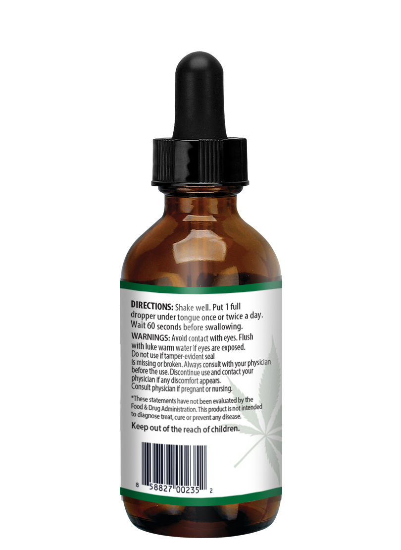 Hemp Oil Drops 1oz