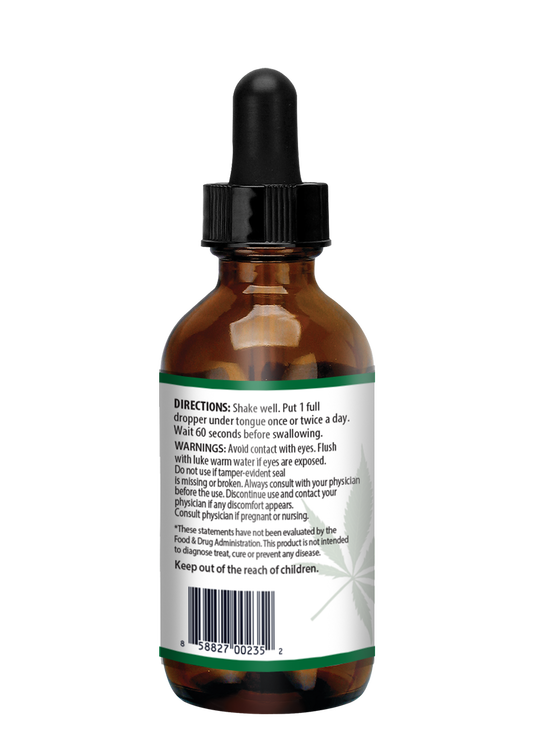 Hemp Oil Drops 1oz