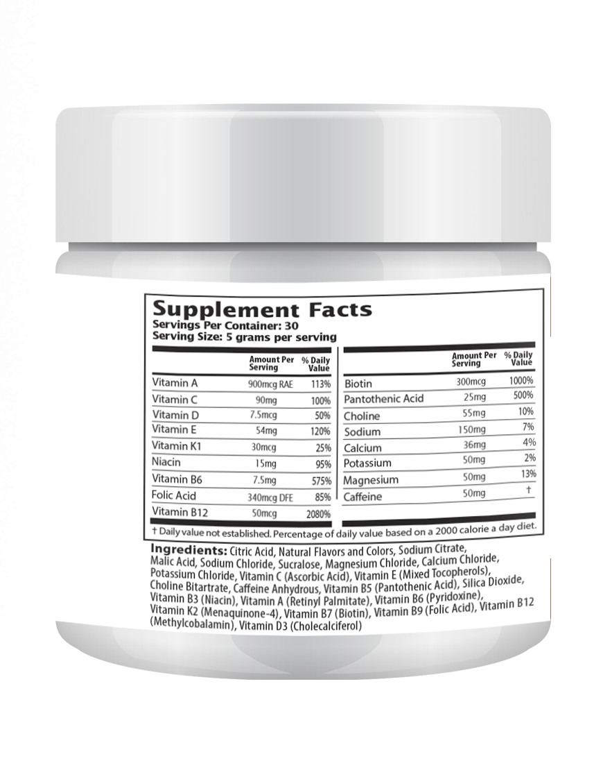 150g Booster Energy Mix - Mango Flavor