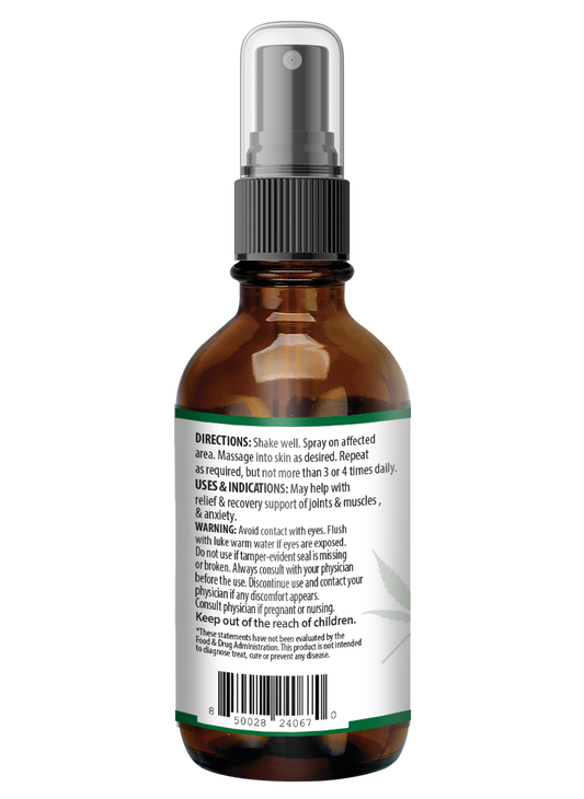 Hemp Extract Spray 2oz