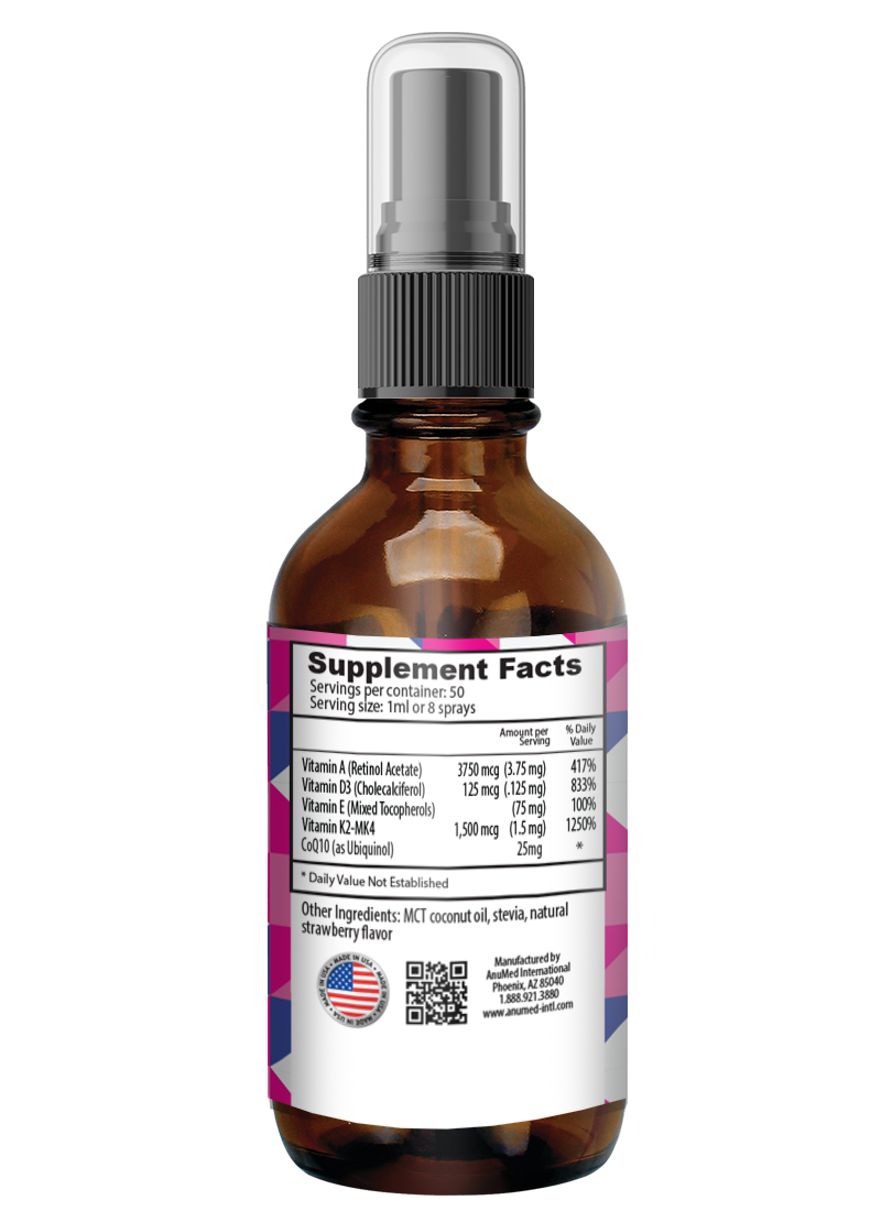 Vitamins ADEK2 50ml Spray - STRAWBERRY