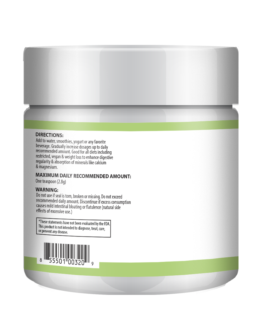 Inulin Prebiotic Fiber - 6oz