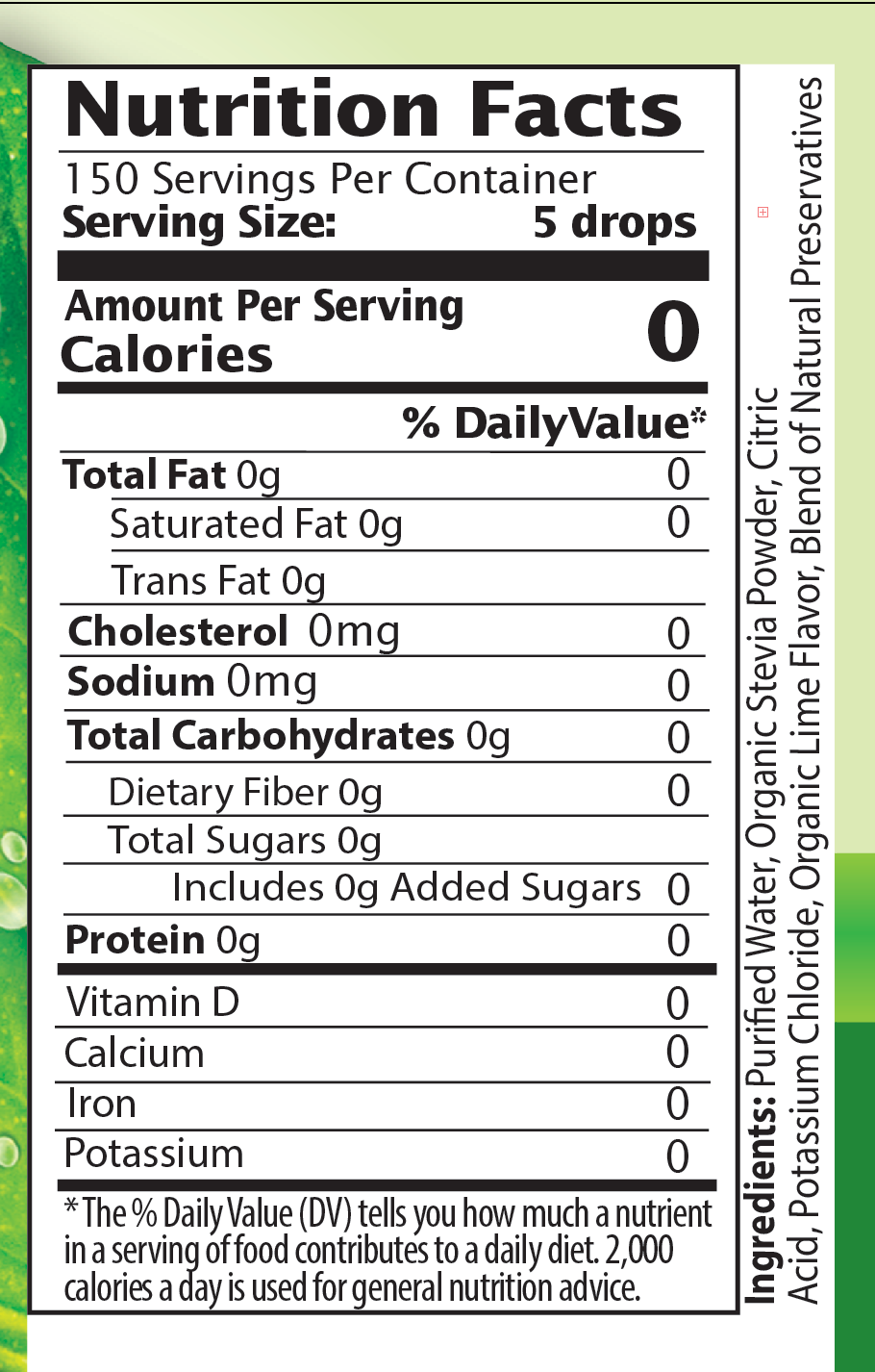 Stevia Summer Flavors - 5 Flavors Included 1oz