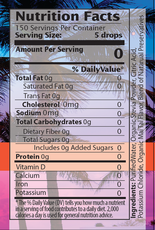 Mai Tai Stevia Liquid Drops