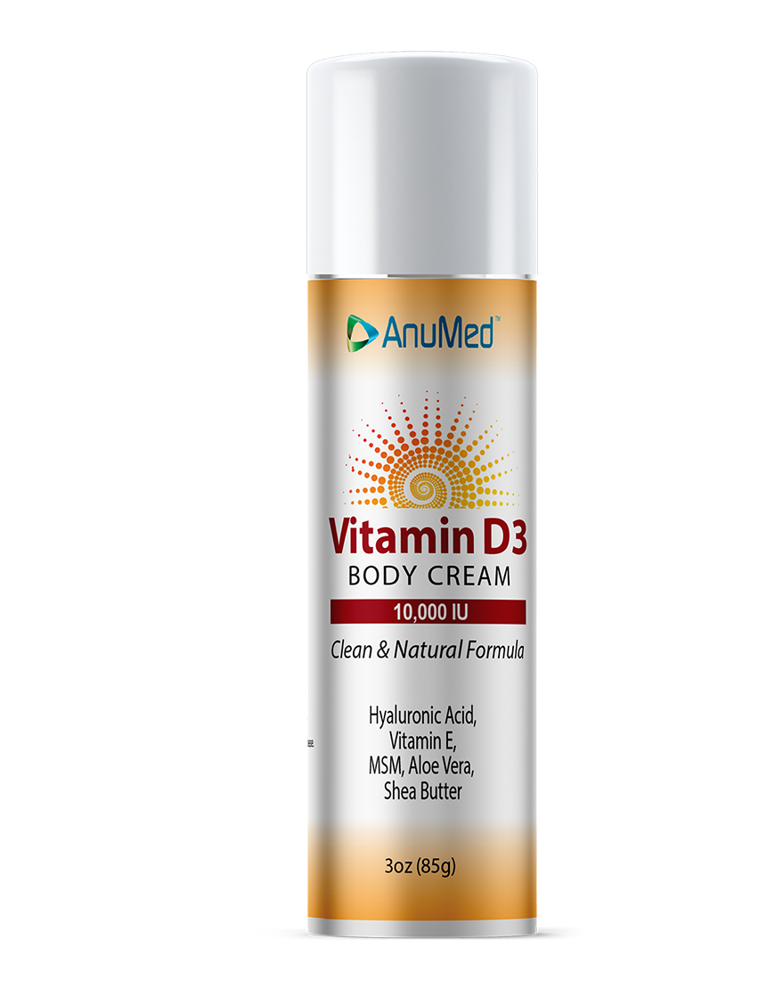 Vitamin D3 10,000 IU with Magnesium Cream. AnuMed