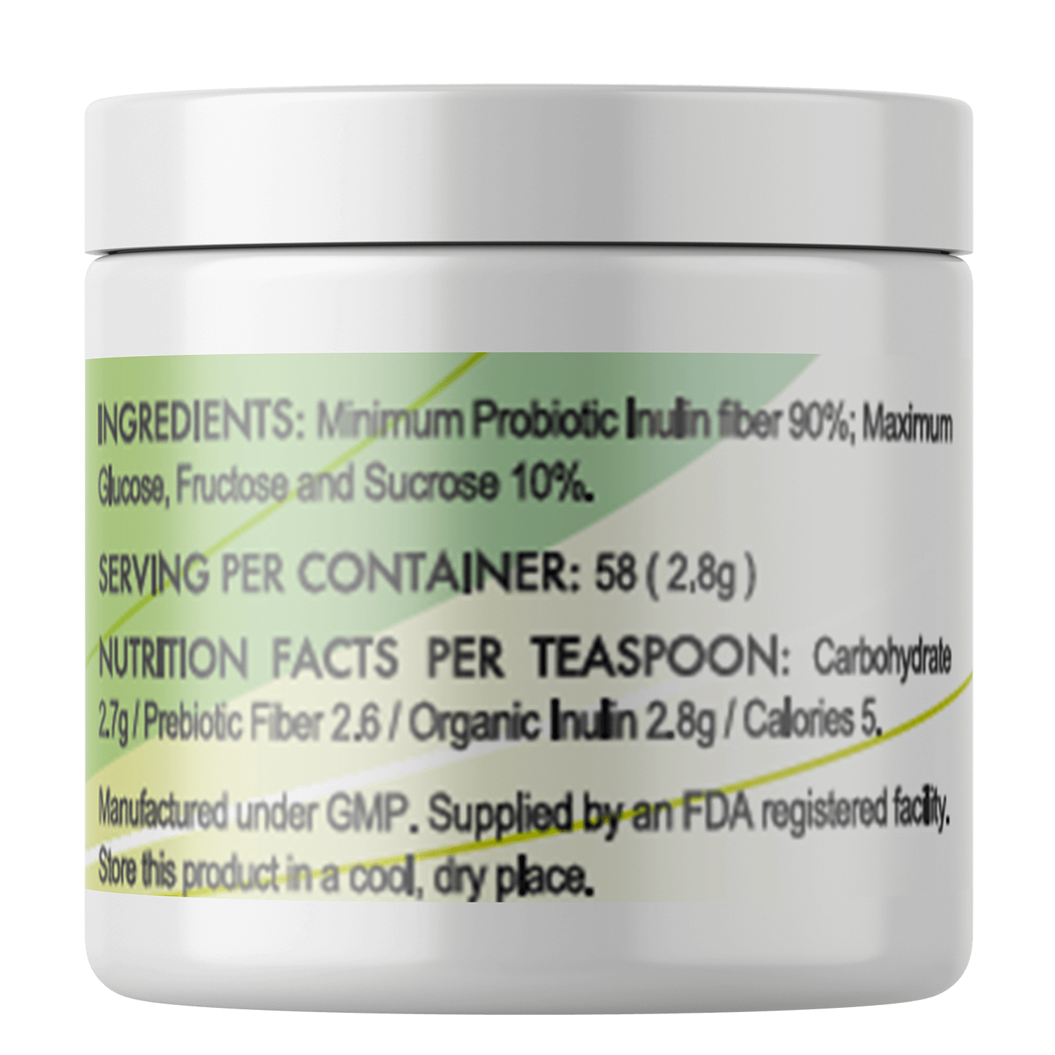 Anumed Inulin Prebiotic Fiber Premier Booster Powder. Superior for Healthy Digestive, Leaky Gut, Ease Gas Support, Essential Probiotics supplement, Gluten & Sugar-Free, NON-GMO, Keto Friendly, (6oz)