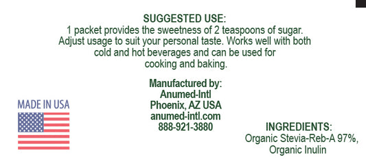 STEVIA POWER - Natural Flavor - PACKETS