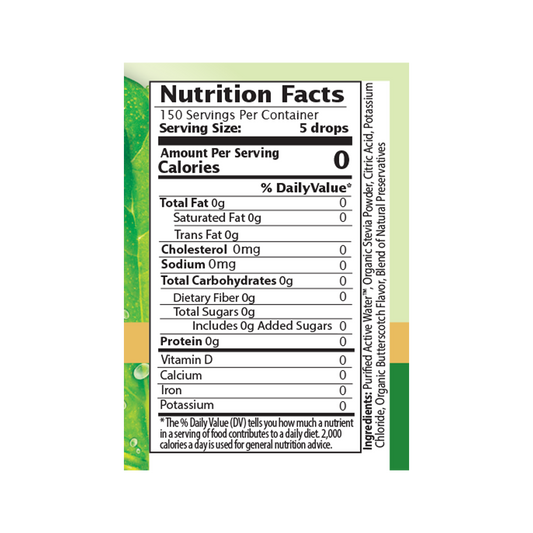 Butterscotch Stevia Liquid Drops