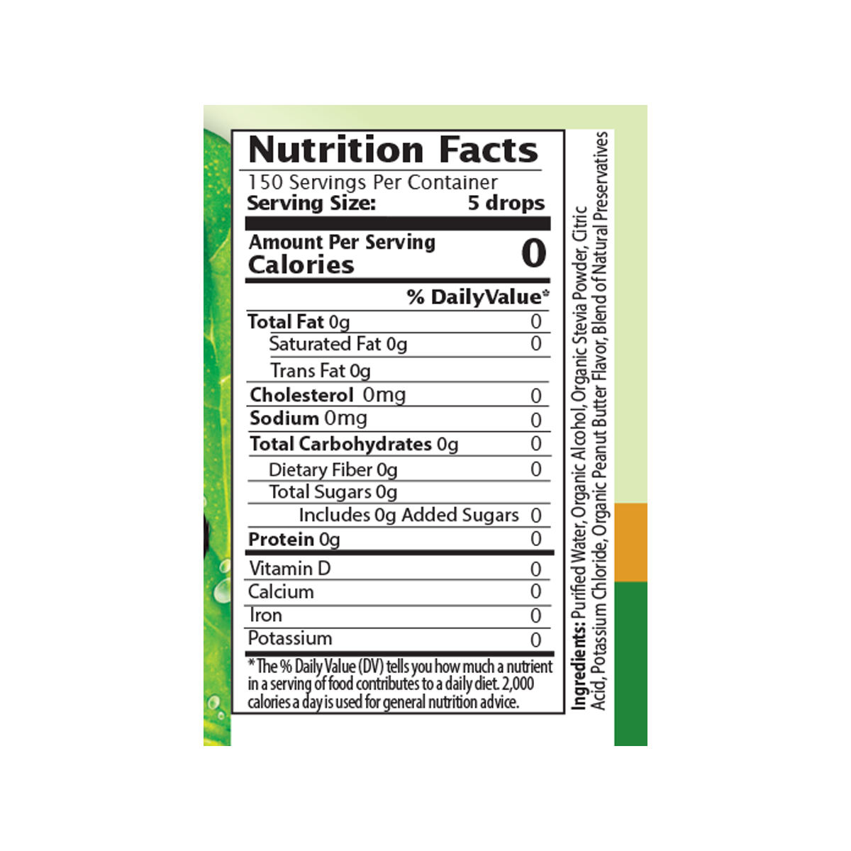 Peanut Butter Stevia Liquid Drops