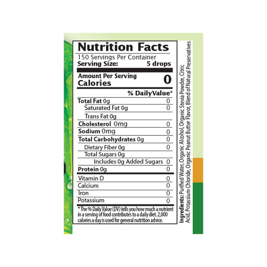 Peanut Butter Stevia Liquid Drops