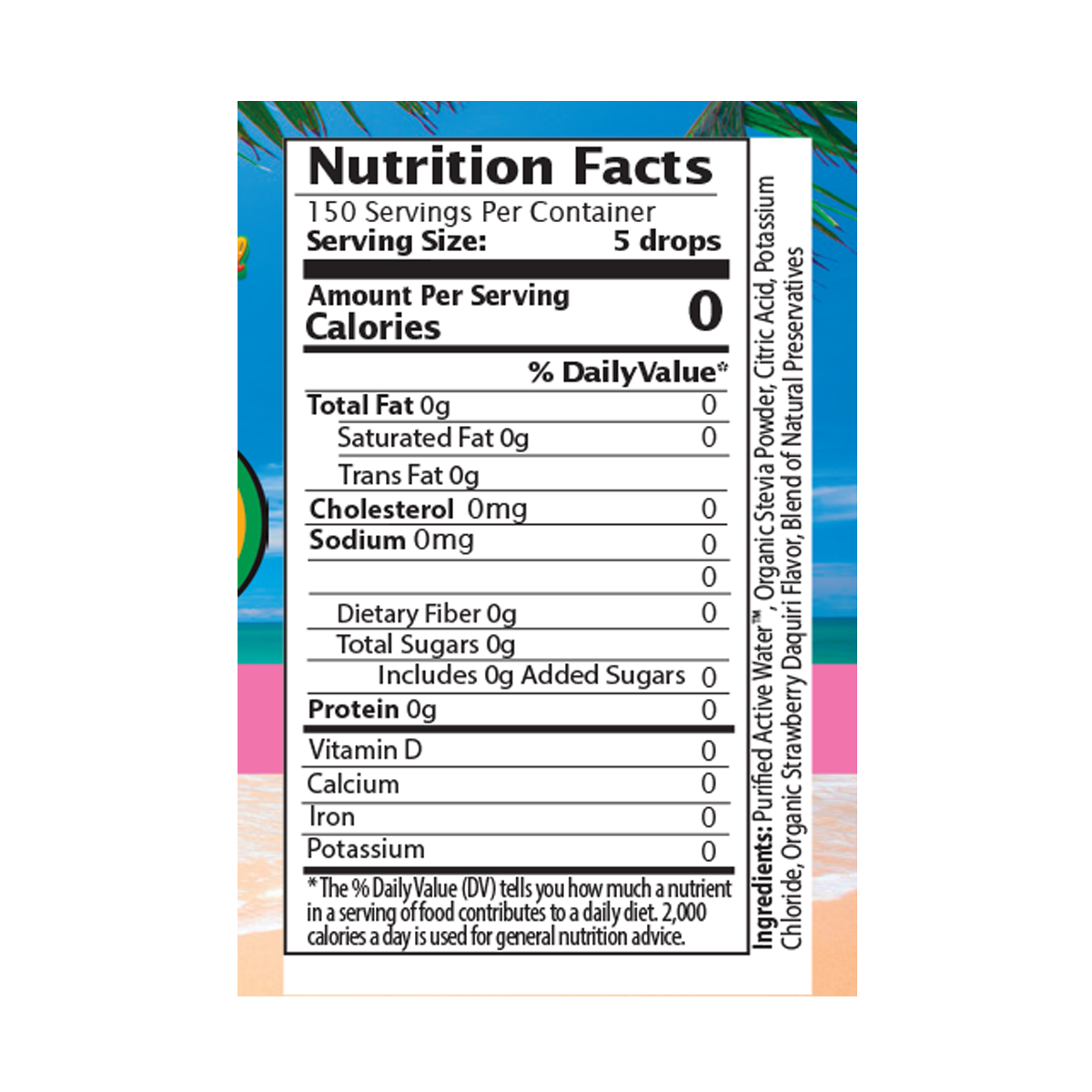 Strawberry Daquiri Stevia Liquid Drops