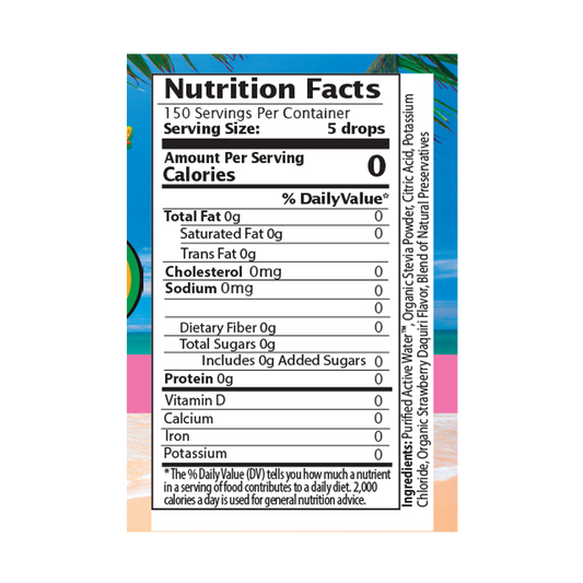 Strawberry Daquiri Stevia Liquid Drops