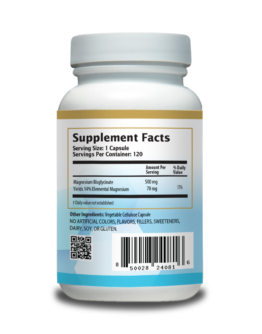 Magnesium 3 Pack - 120 Capsules in each bottle