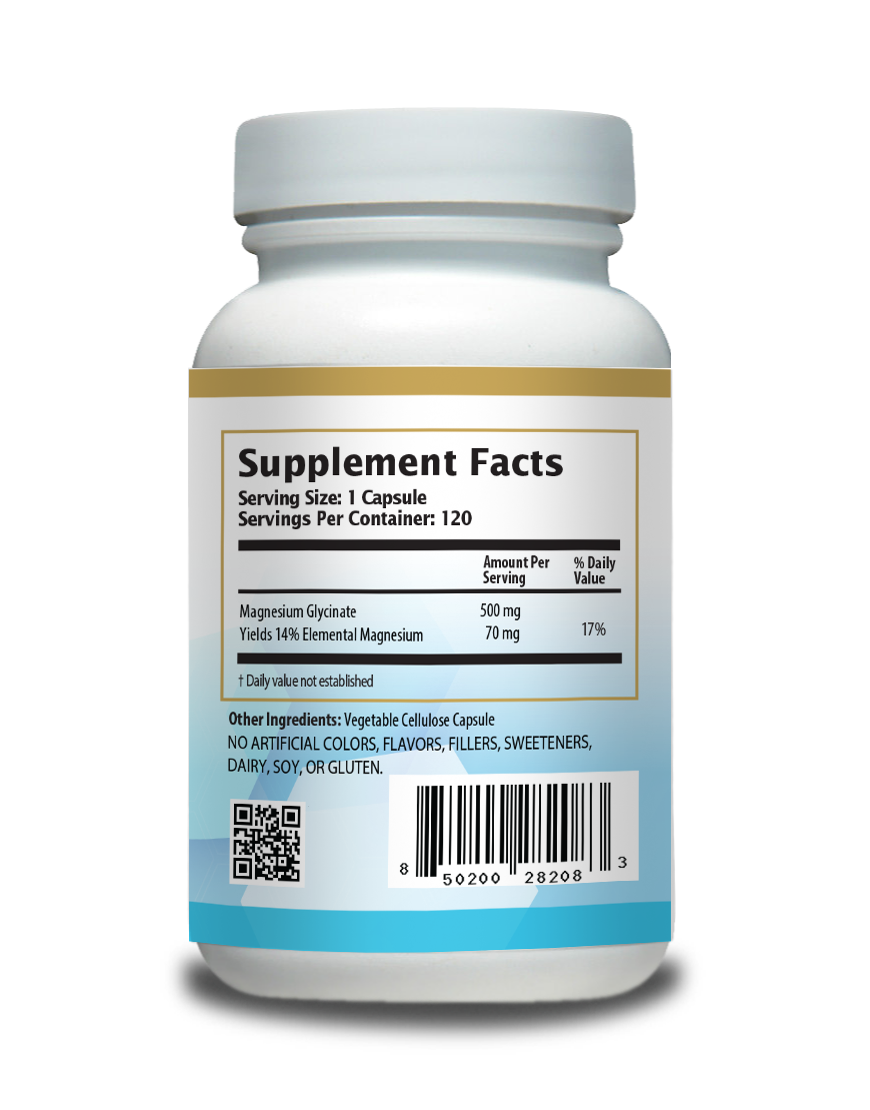 Magnesium 3 Pack - 120 Capsules in each bottle