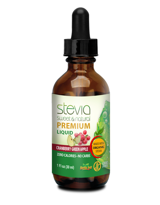 Cranberry Green Apple Stevia Liquid Drops