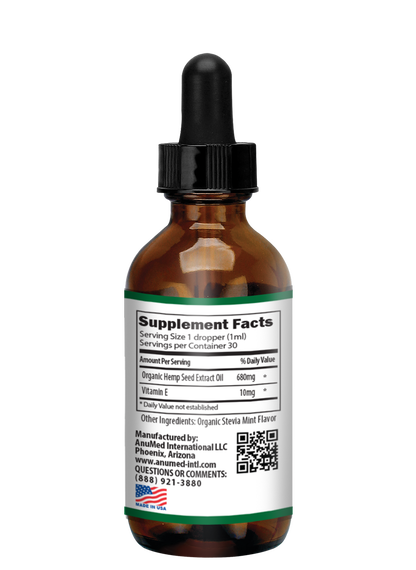 Hemp Oil Drops 1oz