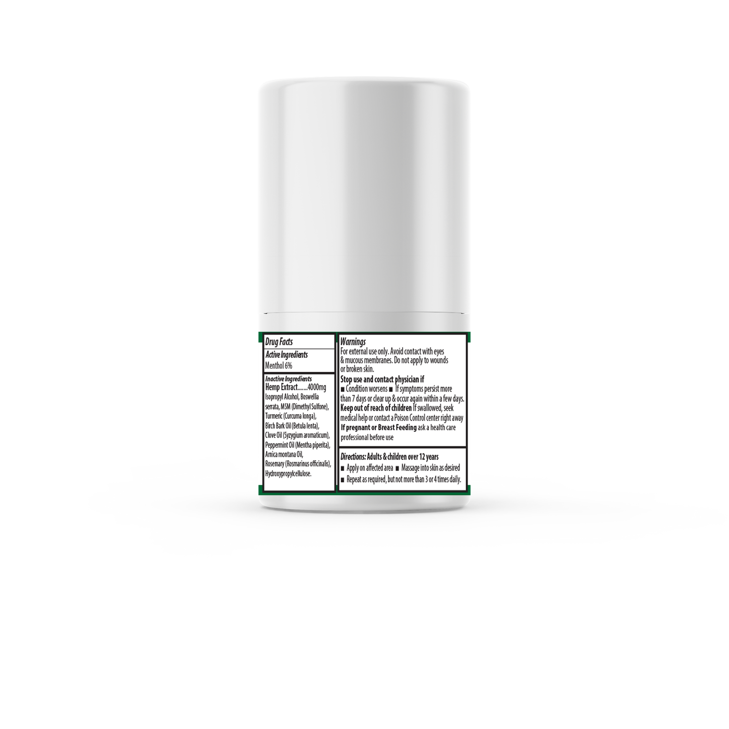 Hemp Roll-On 1oz