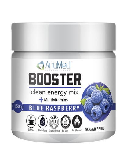 150g Booster Energy Mix - Blue Raspberry Flavor