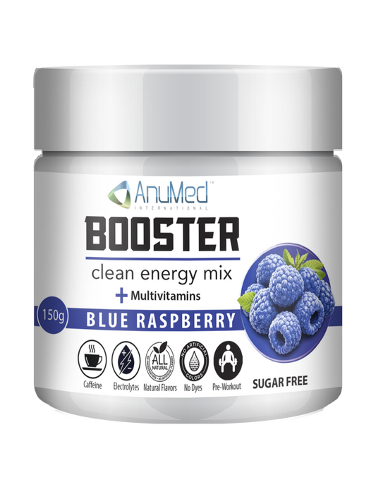 150g Booster Energy Mix - Blue Raspberry Flavor