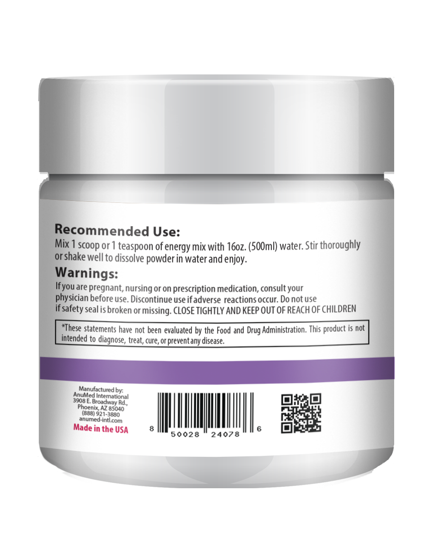 150g Booster Energy Mix - Grape Flavor