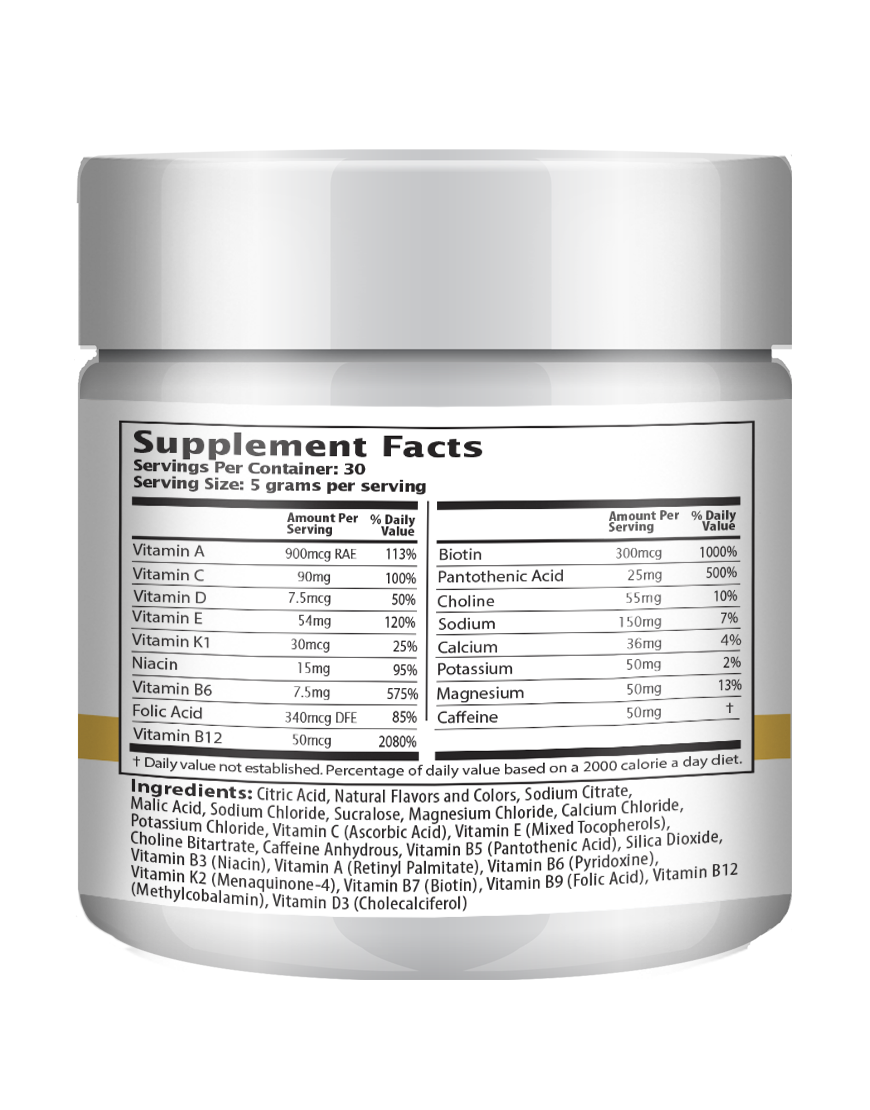 150g Booster Energy Mix - Mango Flavor