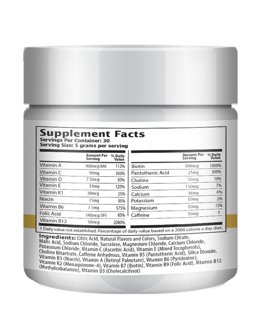150g Booster Energy Mix - Mango Flavor