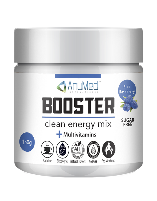 150g Booster Energy Mix - Blue Raspberry Flavor