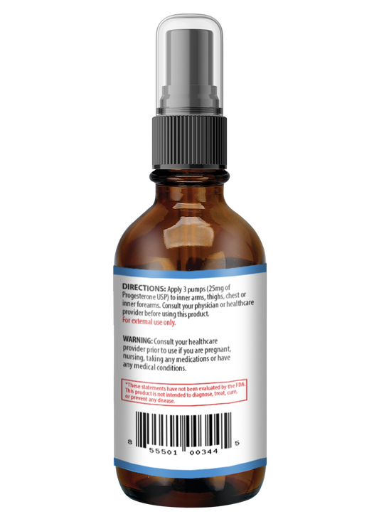 2oz Balance MAXX - Progest Cosmetic BodyOil Clear Liquid Pump