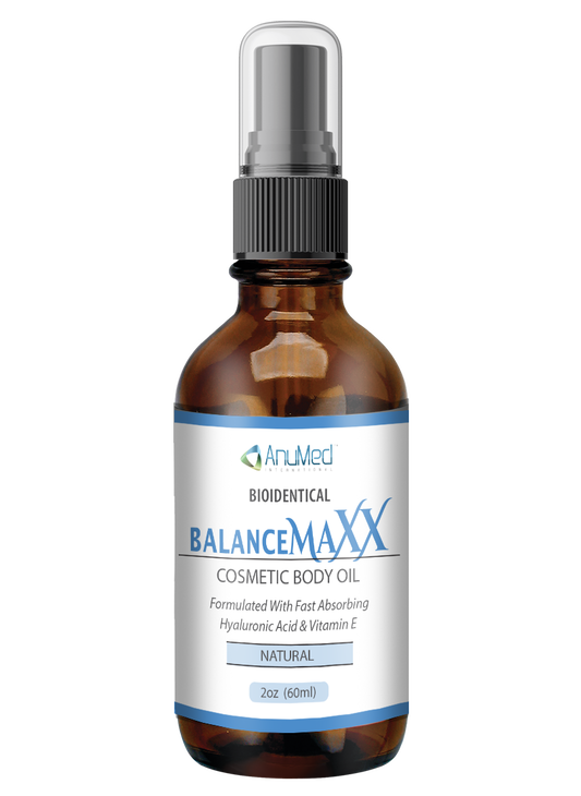 2oz Balance MAXX - Progest Cosmetic BodyOil Clear Liquid Pump