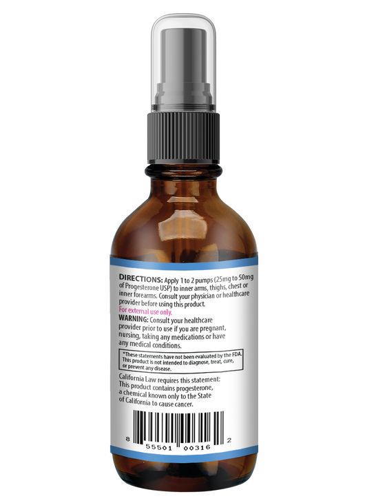 2oz SUPERB-ProX - Progest Cosmetic Body Oil Pump