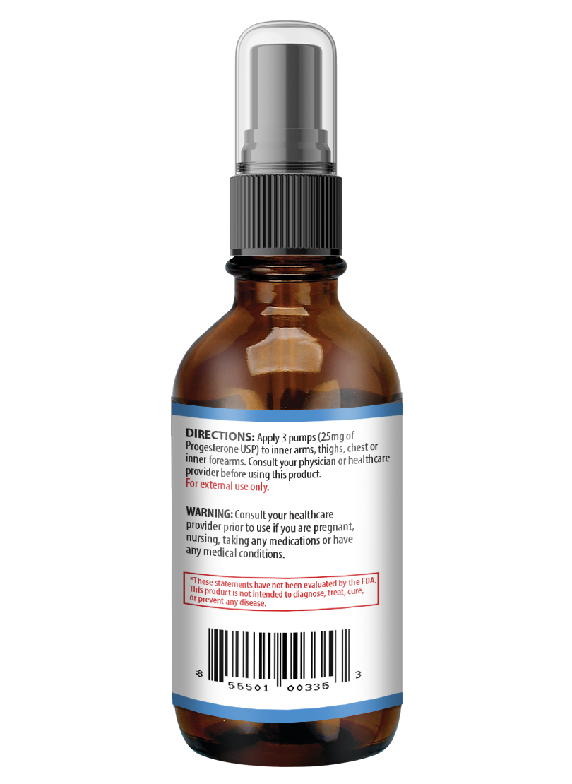 2oz SUPERB-ProX - Progest Cosmetic BodyOil Clear Liquid Pump