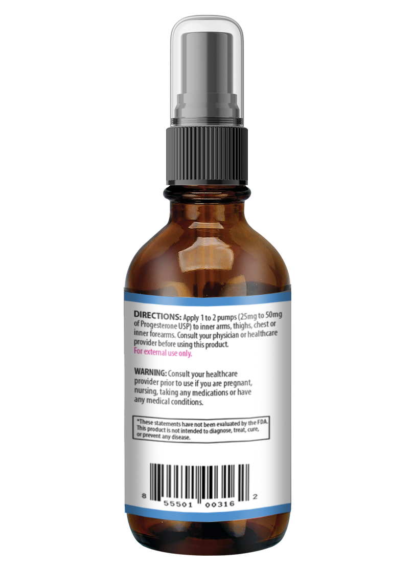 2oz SUPERB-ProX - Progest Cosmetic BodyOil Clear Liquid Pump