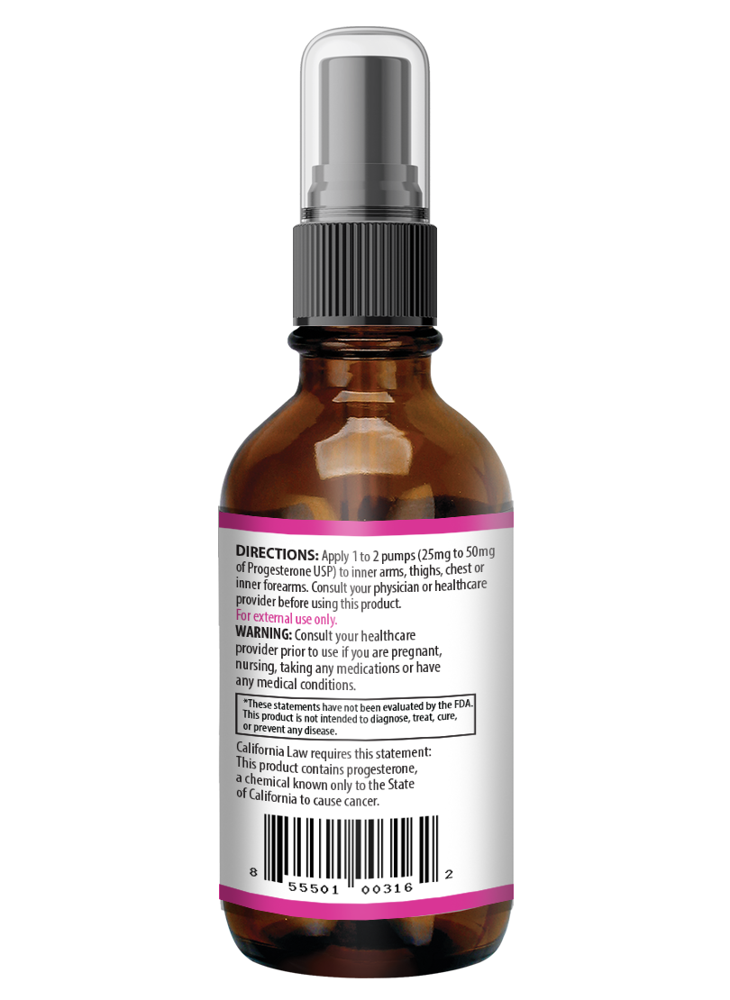 2oz SUPERB-proX - Progest Cosmetic Body Oil Pump