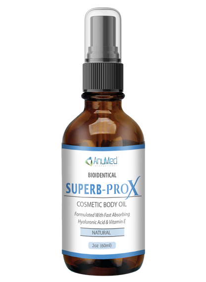 2oz SUPERB-ProX - Progest Cosmetic BodyOil Clear Liquid Pump