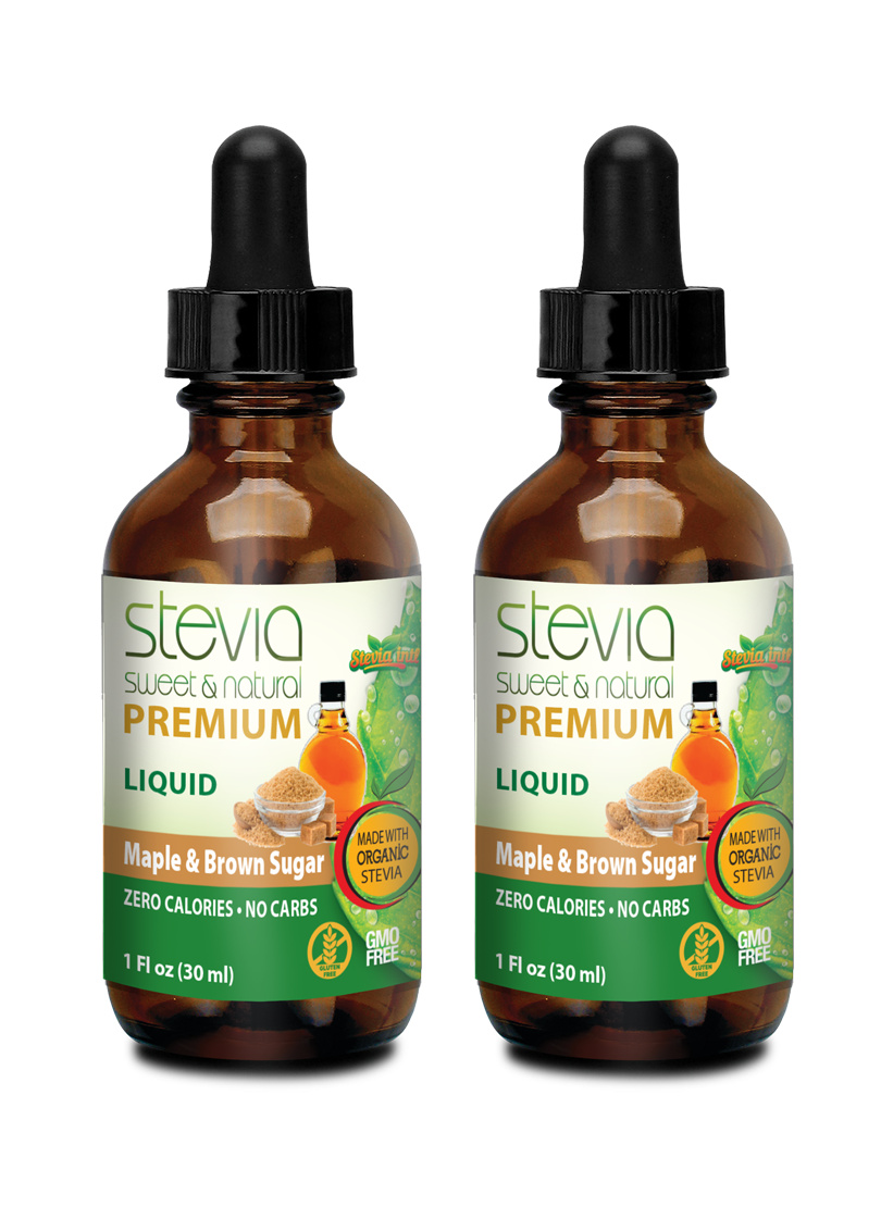 Maple & Brown Sugar Stevia 1oz - 2 Pack