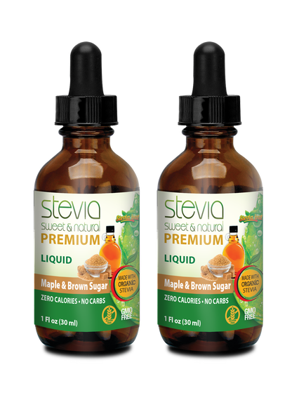 Maple & Brown Sugar Stevia 1oz - 2 Pack