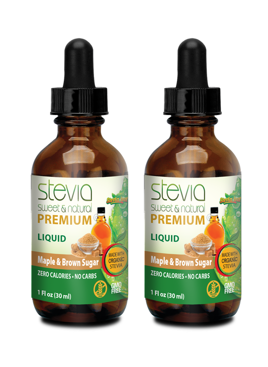 Maple & Brown Sugar Stevia 1oz - 2 Pack
