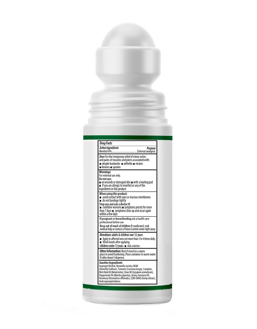 Hemp Roll-On 3oz NEW!