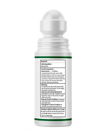 Hemp Roll-On 3oz NEW!