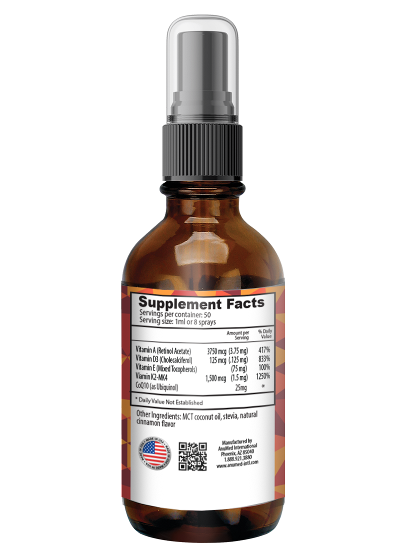 Vitamins ADEK2  50ml Spray - CINNAMON
