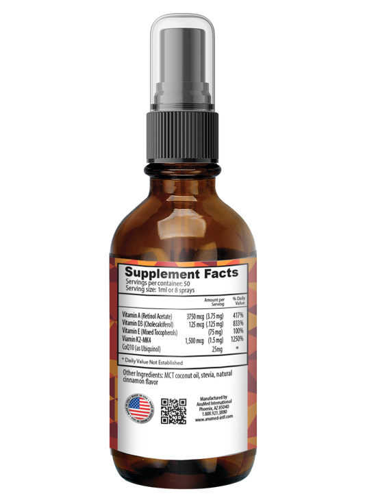 Vitamins ADEK2  50ml Spray - CINNAMON
