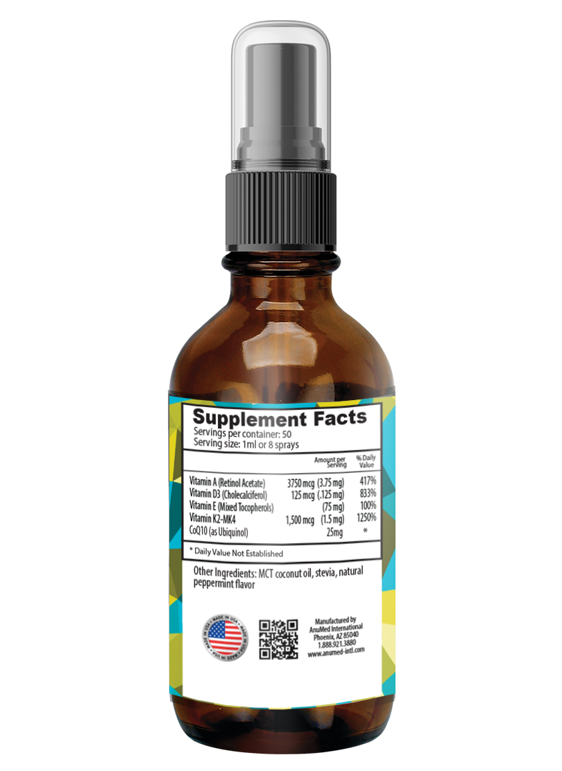 Vitamins ADEK2 50ml Spray - Peppermint