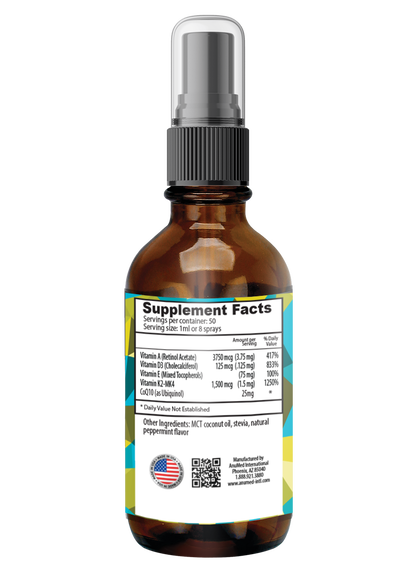 Vitamins ADEK2 50ml Spray - Peppermint