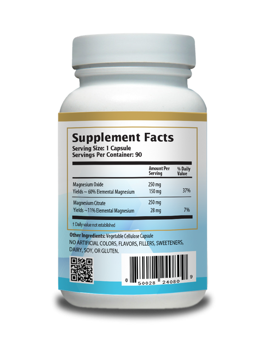 Magnesium 3 Pack - Magnesium Complex, Magnesium Glycinate, Magnesium Biglycinate