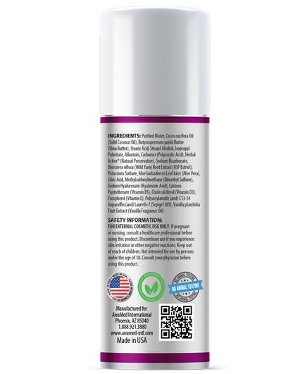 Natural Bio-identical ANU-est (Estriol) Body Cream 2.5mg New Formula with Hyaluronic Acid + Vitamin E