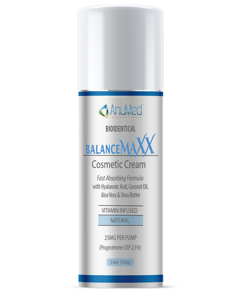 Natural Bioidentical Balance MAXX (Progesterone) Body Cream 25mg New Formula with Hyaluronic Acid + Vitamin E