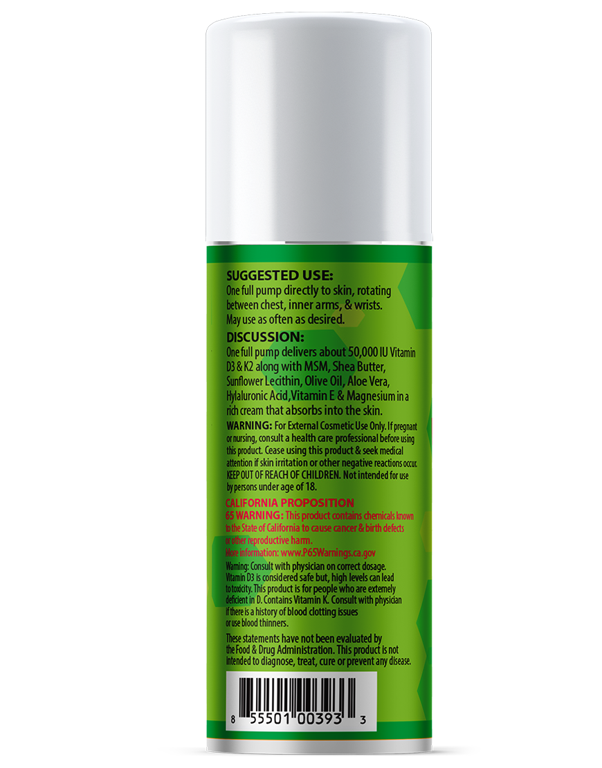 2 pack 2oz ANUMED Vitamin D3 + K2 10,000 IU Liquid Drops 20 OFF u