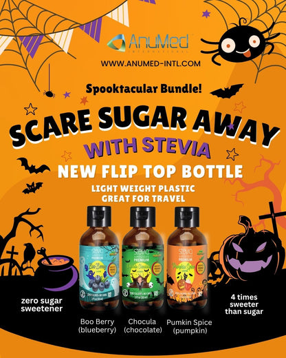 Spooktacular Premium Stevia Bundle - 2oz New Flip Top Bottles